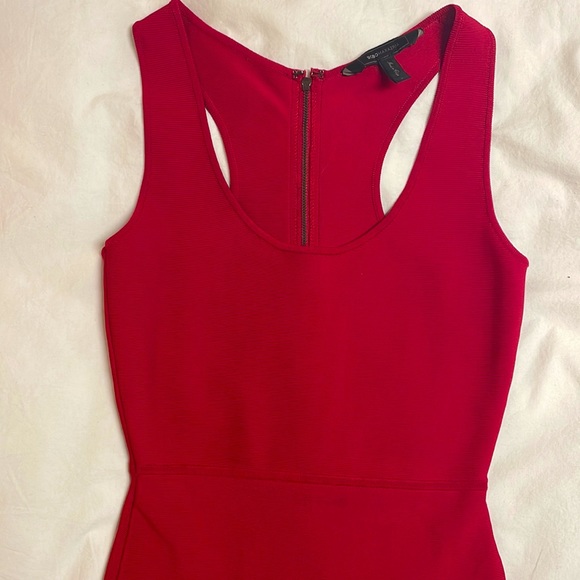 BCBGMAXAZRIA Red racerback bodycon dress - Picture 2 of 6